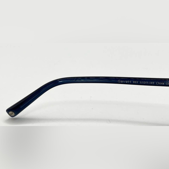 Warby Parker Garrett 953 Blue Oval Sunglasses Frames Only - Picture 8 of 8